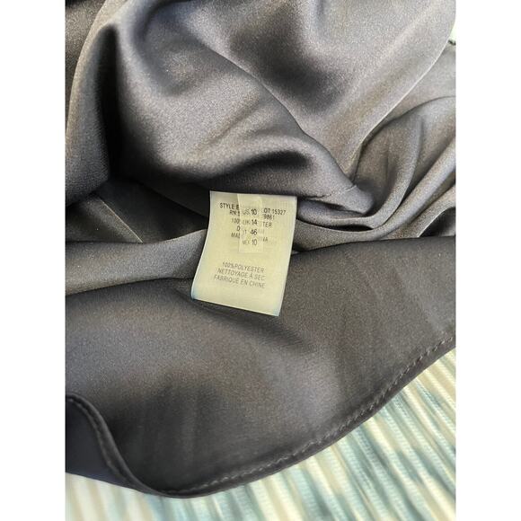 ELIE TAHARI Blue White Printed Alex Pleated Midi Skirt Size 10 - Picture 5 of 5